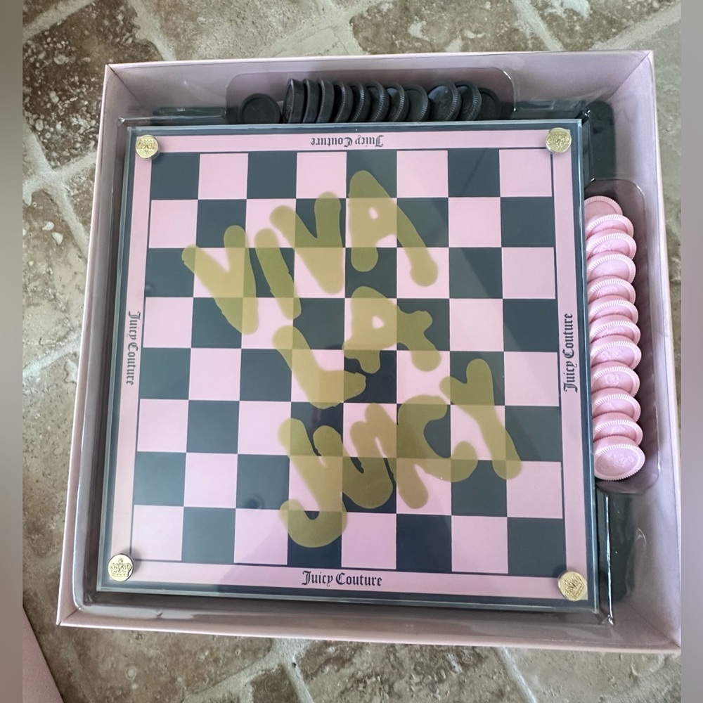 Vintage juicy couture checkers set